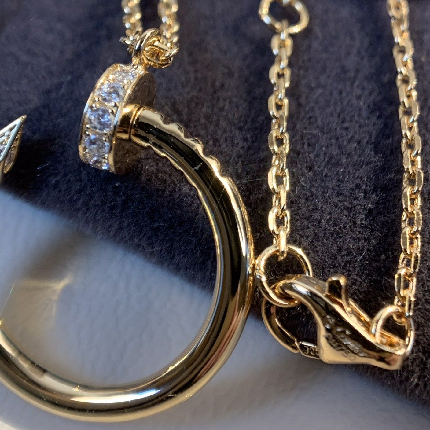 [vivabelle]JUSTE NECKLACE PINK GOLD