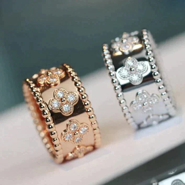 [vivabelle]CLOVER KALEIDOSCOPE RING 10MM