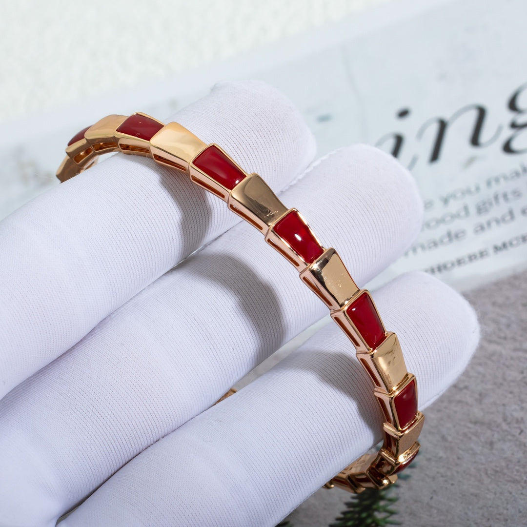 [vivabelle]SERPENTI BRACELET PINK GOLD RUBELLITE