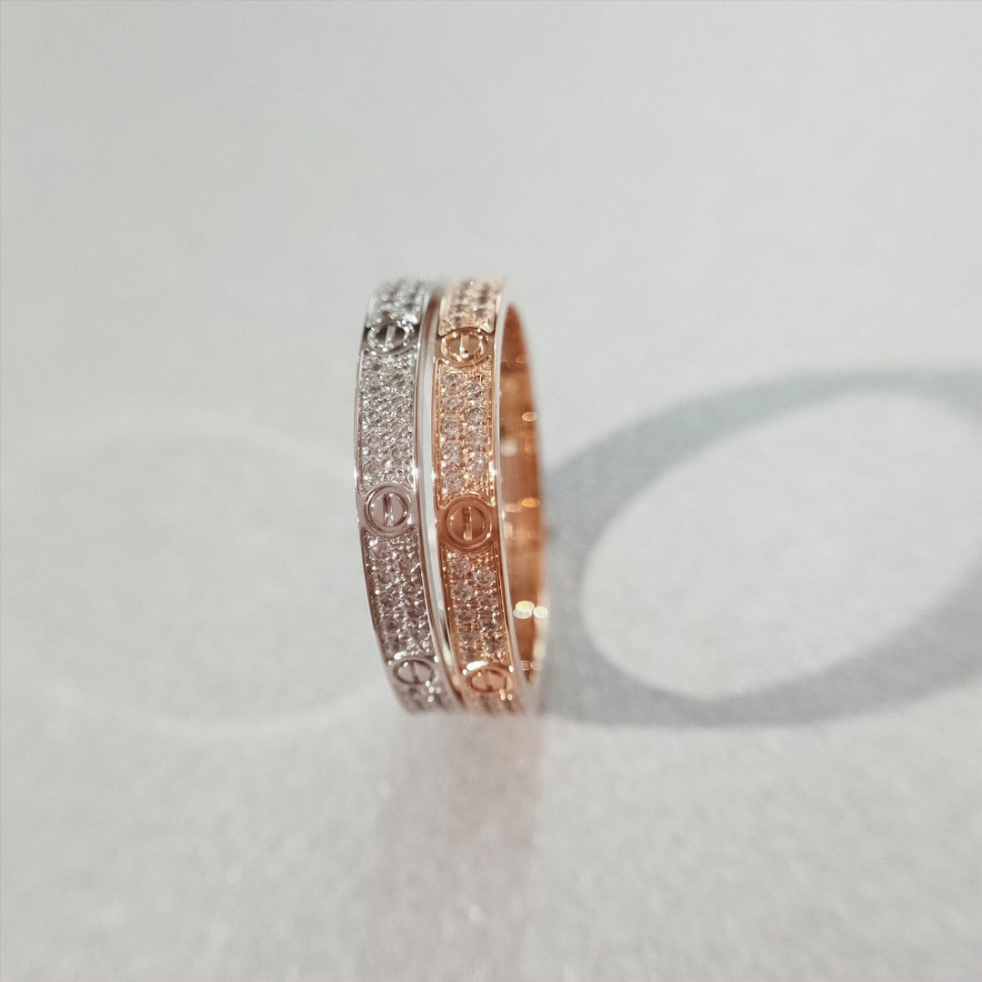 [vivabelle]LOVE RING 2.65MM DIAMOND