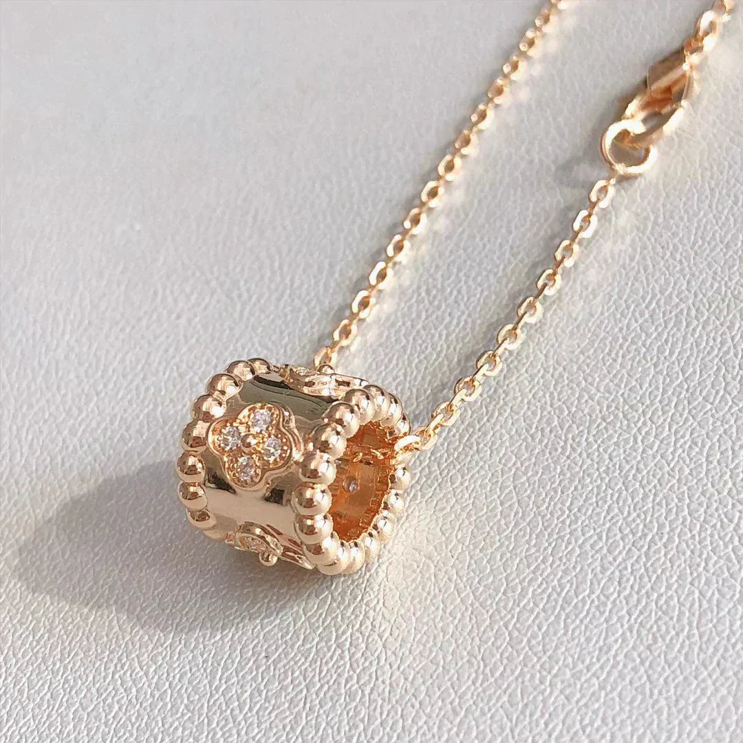 [vivabelle]PERLEE PEDANT NECKLACE GOLD / ROSE GOLD