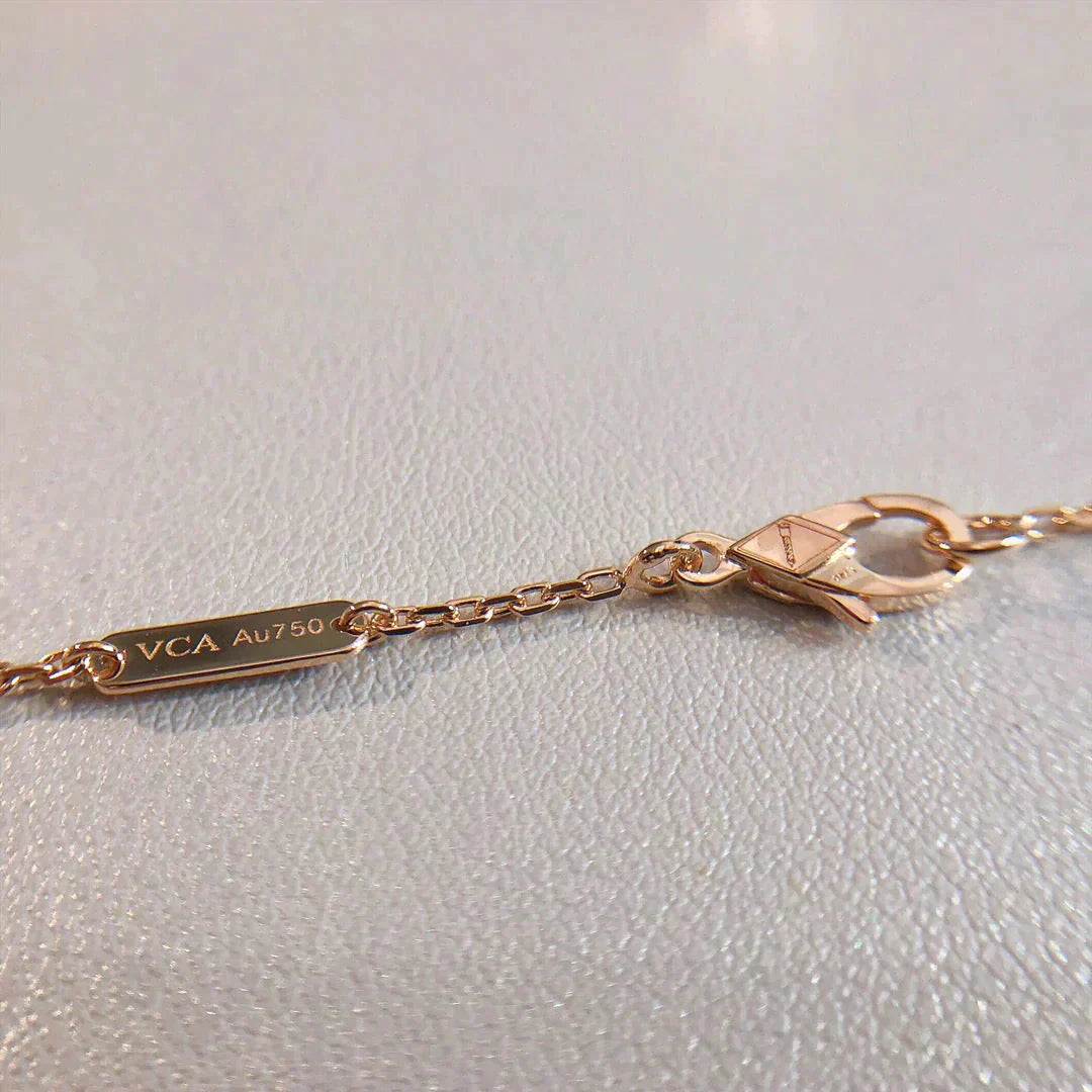 [vivabelle]PERLEE PEDANT NECKLACE GOLD / ROSE GOLD
