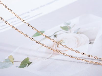 [vivabelle]ECHAPPEE NECKLACE PINK GOLD