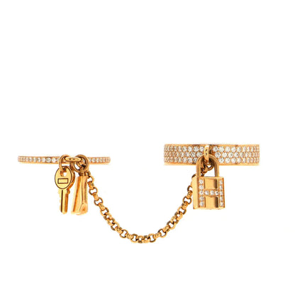 [vivabelle]HM KELLY CLOCHETTE DOUBLE RING IN  WITH DIAMONDS