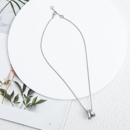 [vivabelle]SERPENTI SILVER NECKLACE DIAMOND