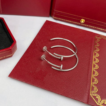 [vivabelle]JUSTE EARRINGS FULL DIAMONDS 1.8MM