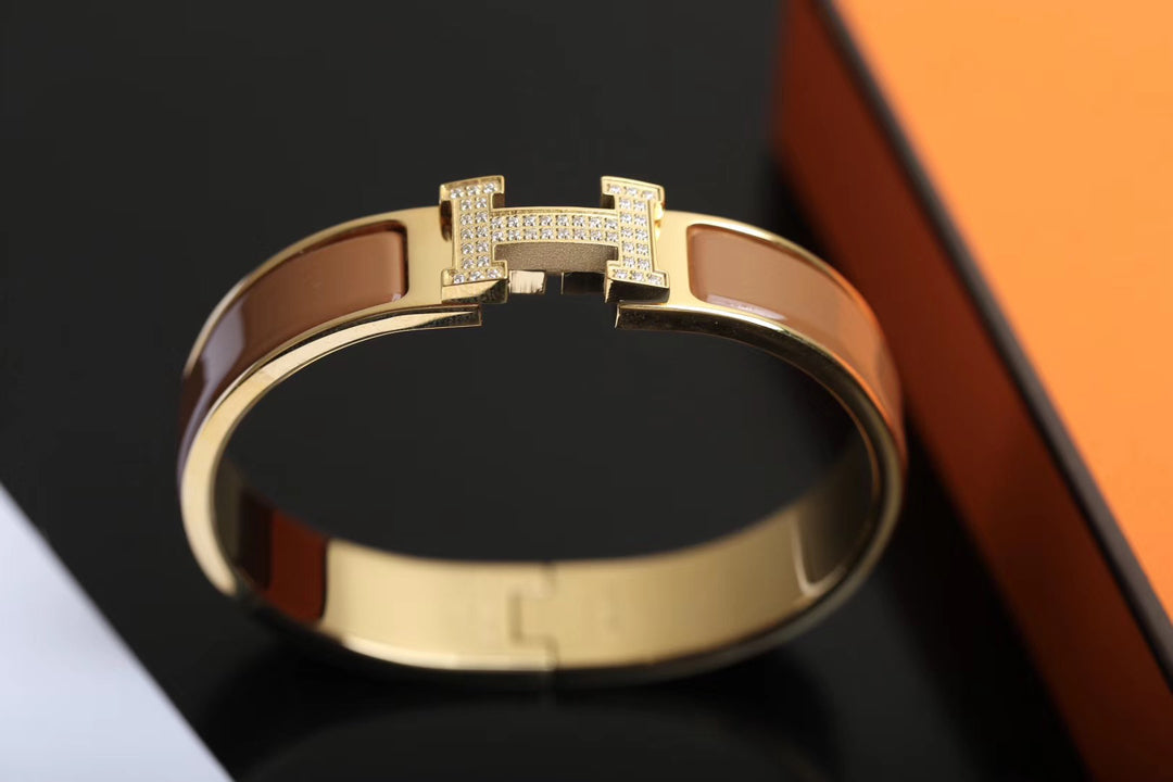 [vivabelle]H BRACELET GOLD DIAMOND