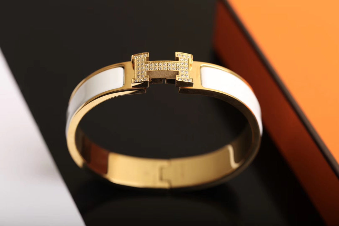 [vivabelle]H BRACELET GOLD DIAMOND