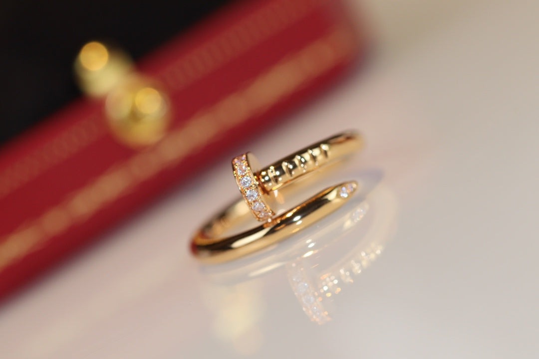 [vivabelle]JUSTE RING 2.65MM GOLD DIAMOND