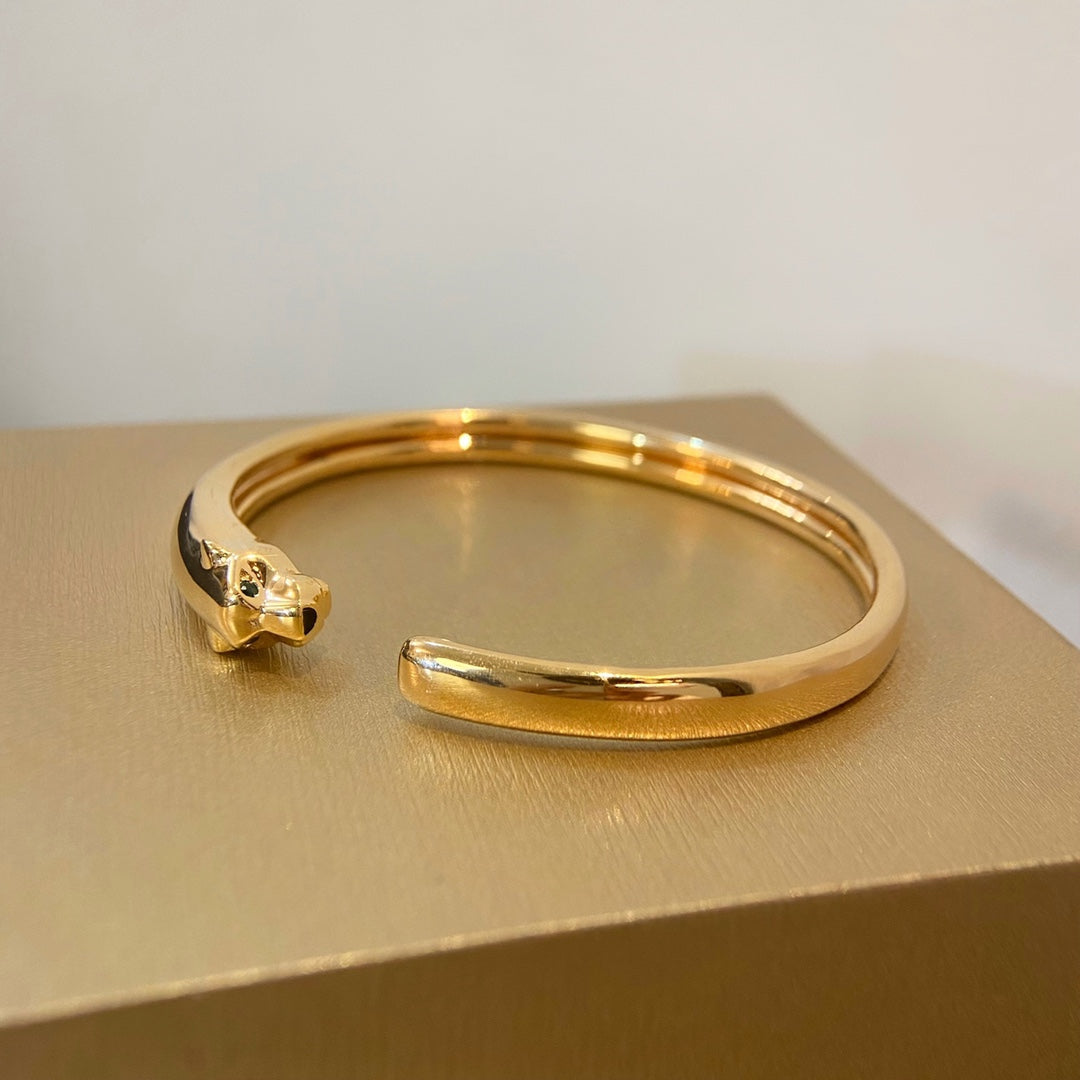 [vivabelle]PANTHERE GOLD OPEN BRACELET