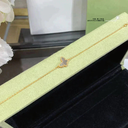 [vivabelle]BUTTERFLY DARK MOP BUTTERFLY BRACELET