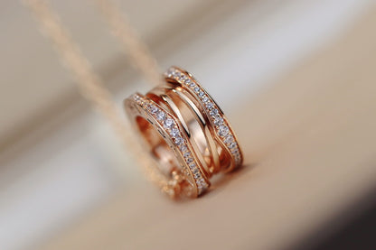 [vivabelle]ZERO 1 PINK GOLD NECKLACE