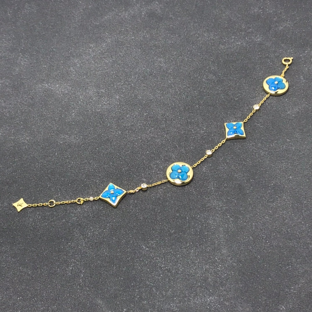 [vivabelle]STAR AND SUN TURQUOISE 4 MOTIFS 3 DIAMONDS