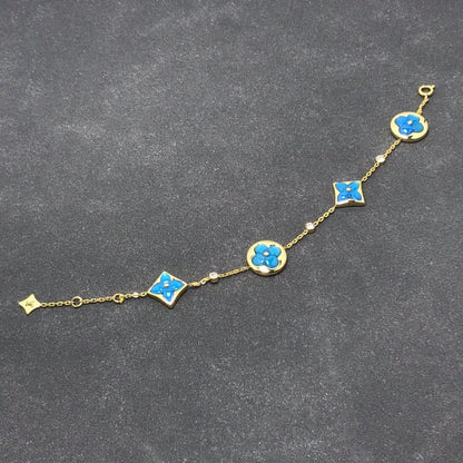 [vivabelle]STAR AND SUN TURQUOISE 4 MOTIFS 3 DIAMONDS