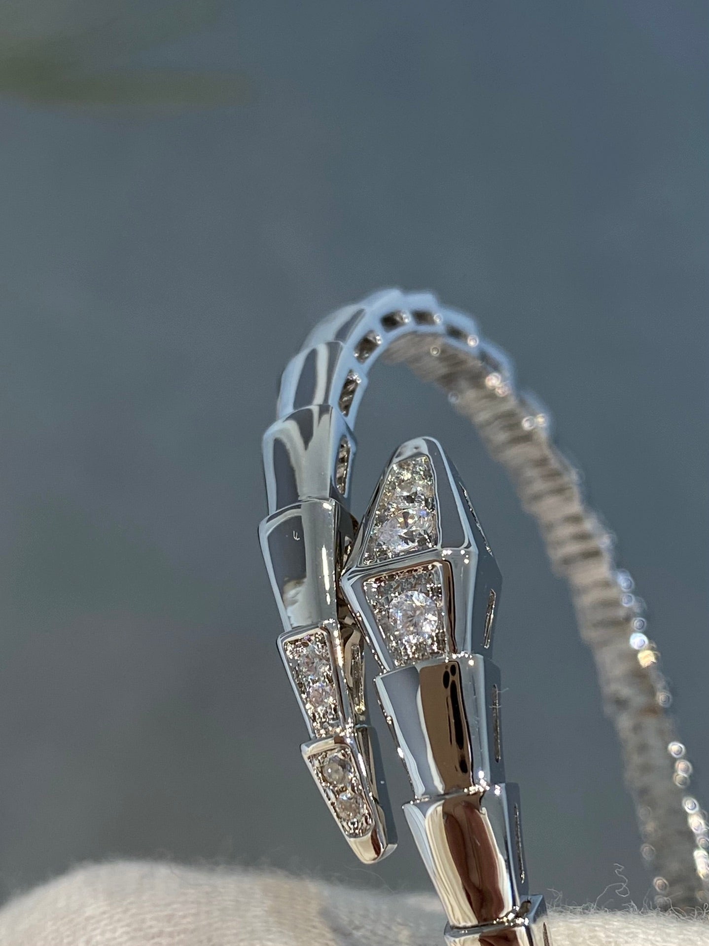 [vivabelle]SERPENTI BRACELET DIAMONDS SILVER