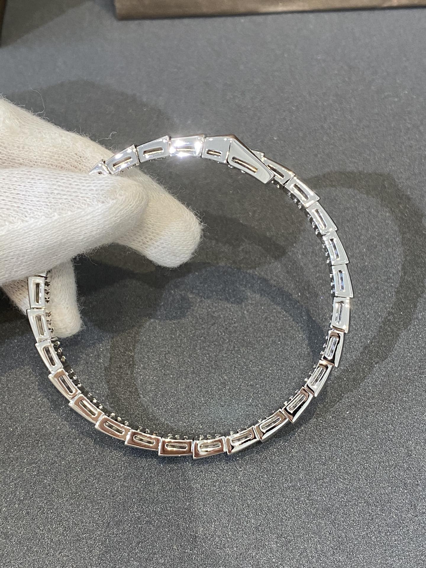 [vivabelle]SERPENTI BRACELET DIAMONDS SILVER