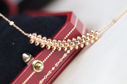 [vivabelle]CLASH PINK GOLD NECKLACE