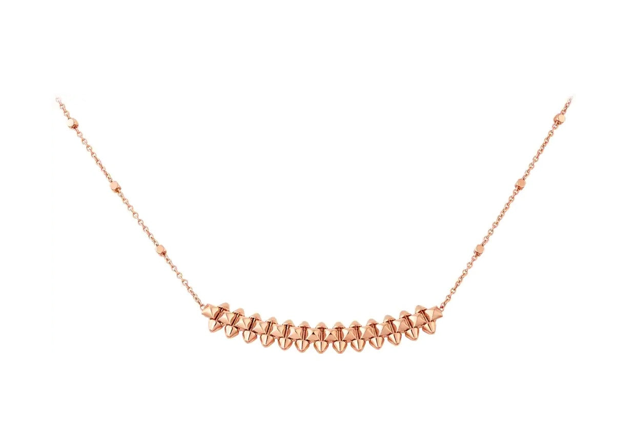 [vivabelle]CLASH PINK GOLD NECKLACE