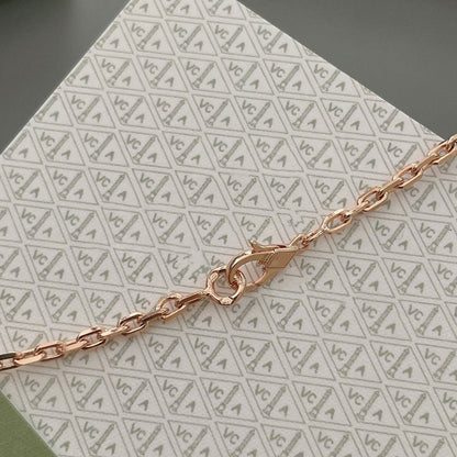 [vivabelle]LUCKY SPRING 15 MOTIFS ROSE GOLD NECKLACE