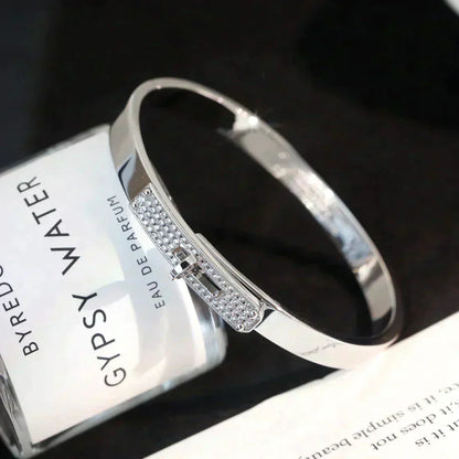 [vivabelle]KELLY SILVER DIAMOND BRACELET