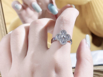 [vivabelle]CLOVER DIAMOND RING