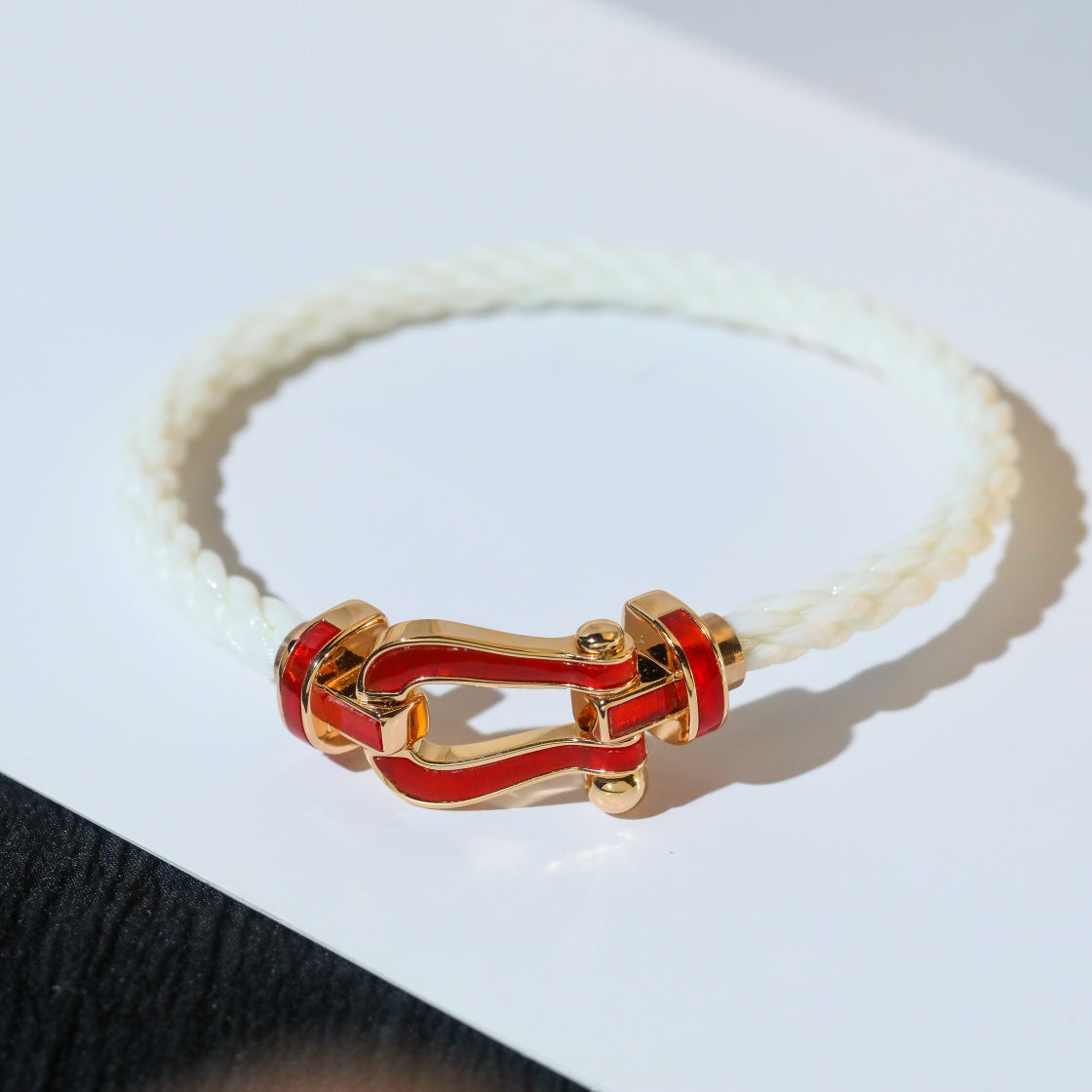 [vivabelle]FORCE 10 WHITE TEXTILE DIAMOND PAVED