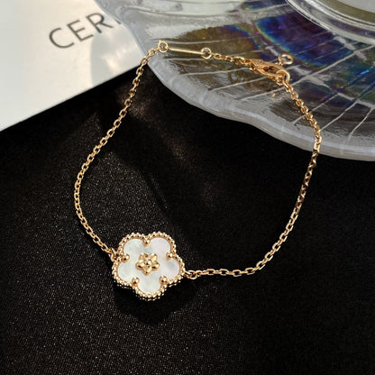 [vivabelle]LUCKY SPRING ROSE GOLD MOP BRACELET