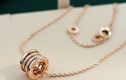 [vivabelle]ZERO 1 PINK GOLD DIAMOND NECKLACE