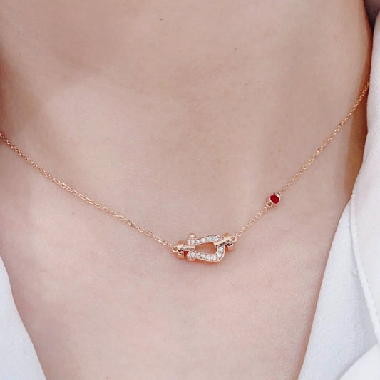 [vivabelle]FORCE 10 DIAMOND PINK GOLD NECKLACE