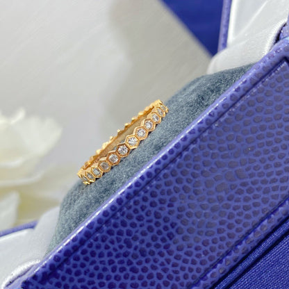 [vivabelle]BEE LOVE DIAMOND PAVED SMALL RING