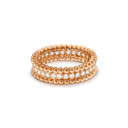 [vivabelle]PERLEE DIAMOND ROSE GOLD RING