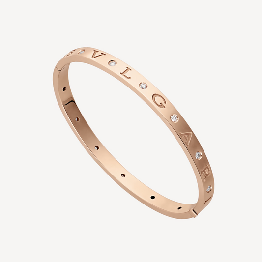 [vivabelle]ZERO 1 PINK GOLD 12 DIAMONDS BRACELET