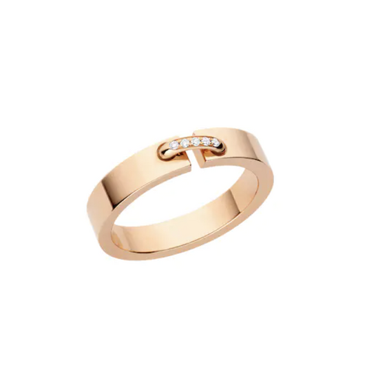 [vivabelle]ALLIANCE LIENS VIDENCE DIAMOND 4MM RING