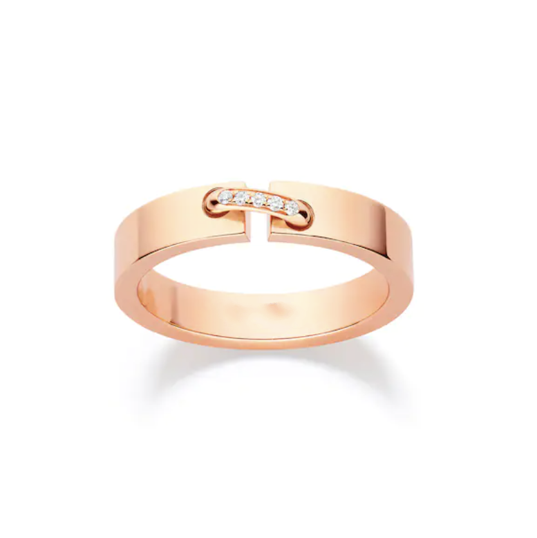 [vivabelle]ALLIANCE LIENS VIDENCE DIAMOND 4MM RING