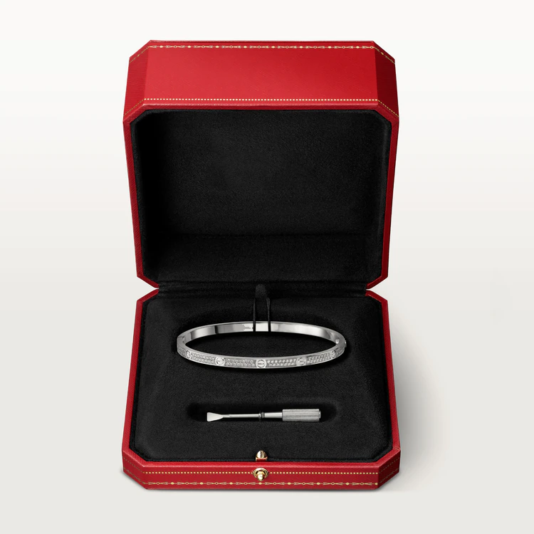 [vivabelle]LOVE BRACELET 3.65MM DIAMOND-PAVED