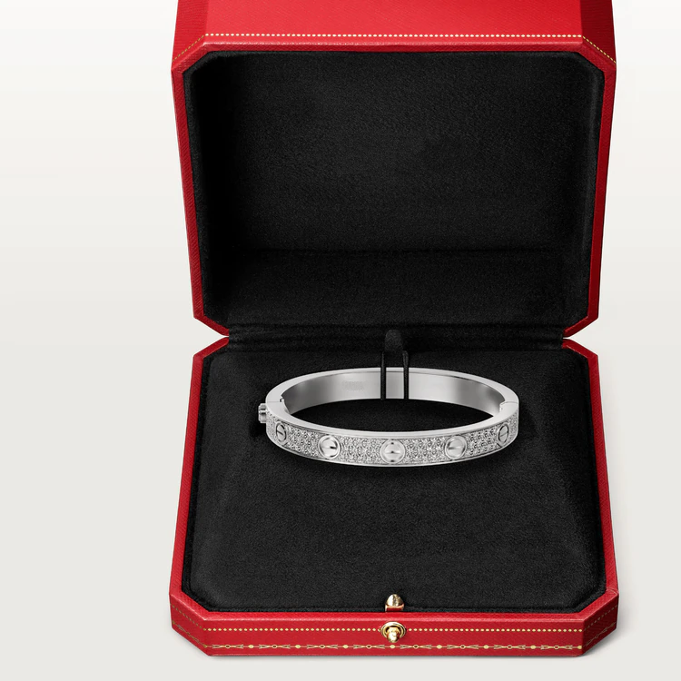 [vivabelle]LOVE BRACELET 6.1MM DIAMOND-PAVED