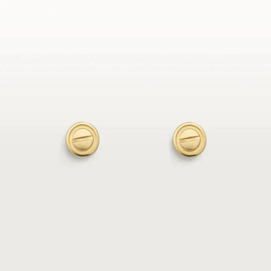 [vivabelle]LOVE EARRINGS GOLD 10MM