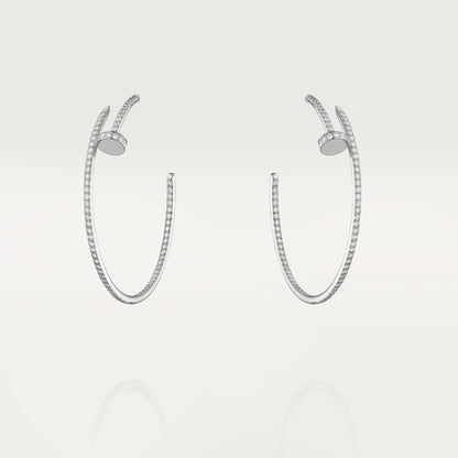 [vivabelle]JUSTE EARRINGS FULL DIAMONDS 1.8MM