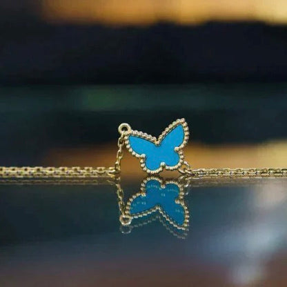 [vivabelle]BUTTERFLY TURQUOISE BUTTERFLY BRACELET