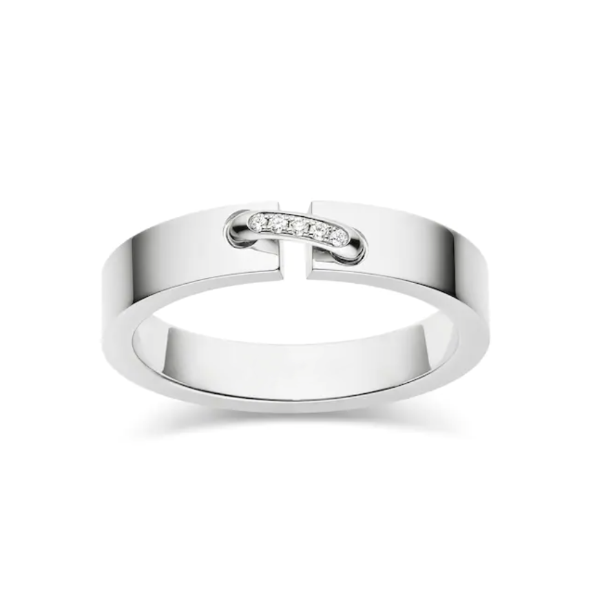 [vivabelle]ALLIANCE LIENS VIDENCE DIAMOND 4MM RING