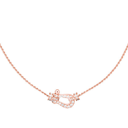 [vivabelle]FORCE 10 PINK GOLD DIAMOND NECKLACE