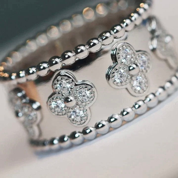 [vivabelle]CLOVER KALEIDOSCOPE RING 10MM