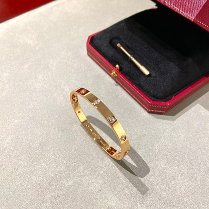 [vivabelle]LOVE BRACELET 6.1MM 10 DIAMONDS