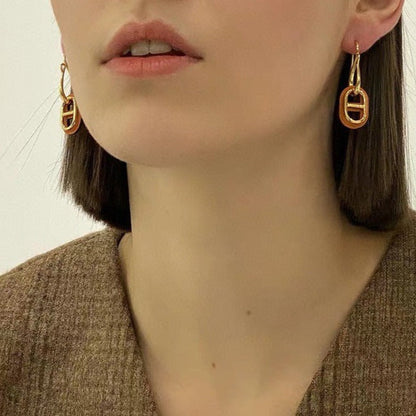 [vivabelle]HM O'MAILLON GOLD EARRINGS