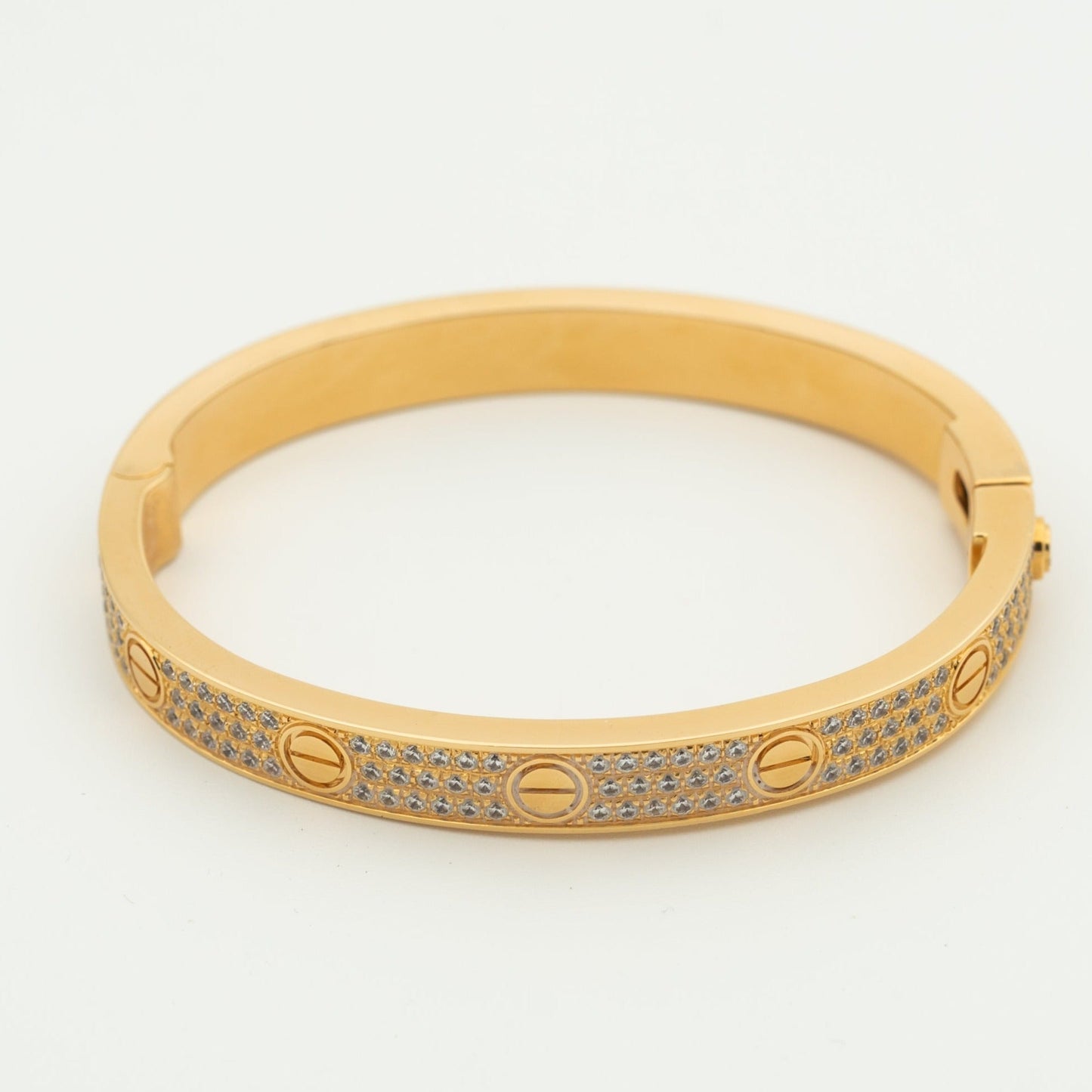 [vivabelle]LOVE BRACELET 6.1MM DIAMOND-PAVED