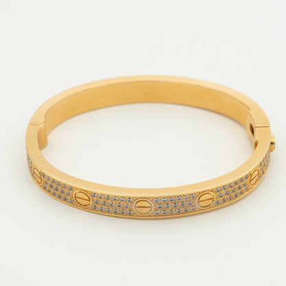 [vivabelle]LOVE BRACELET 6.1MM DIAMOND-PAVED