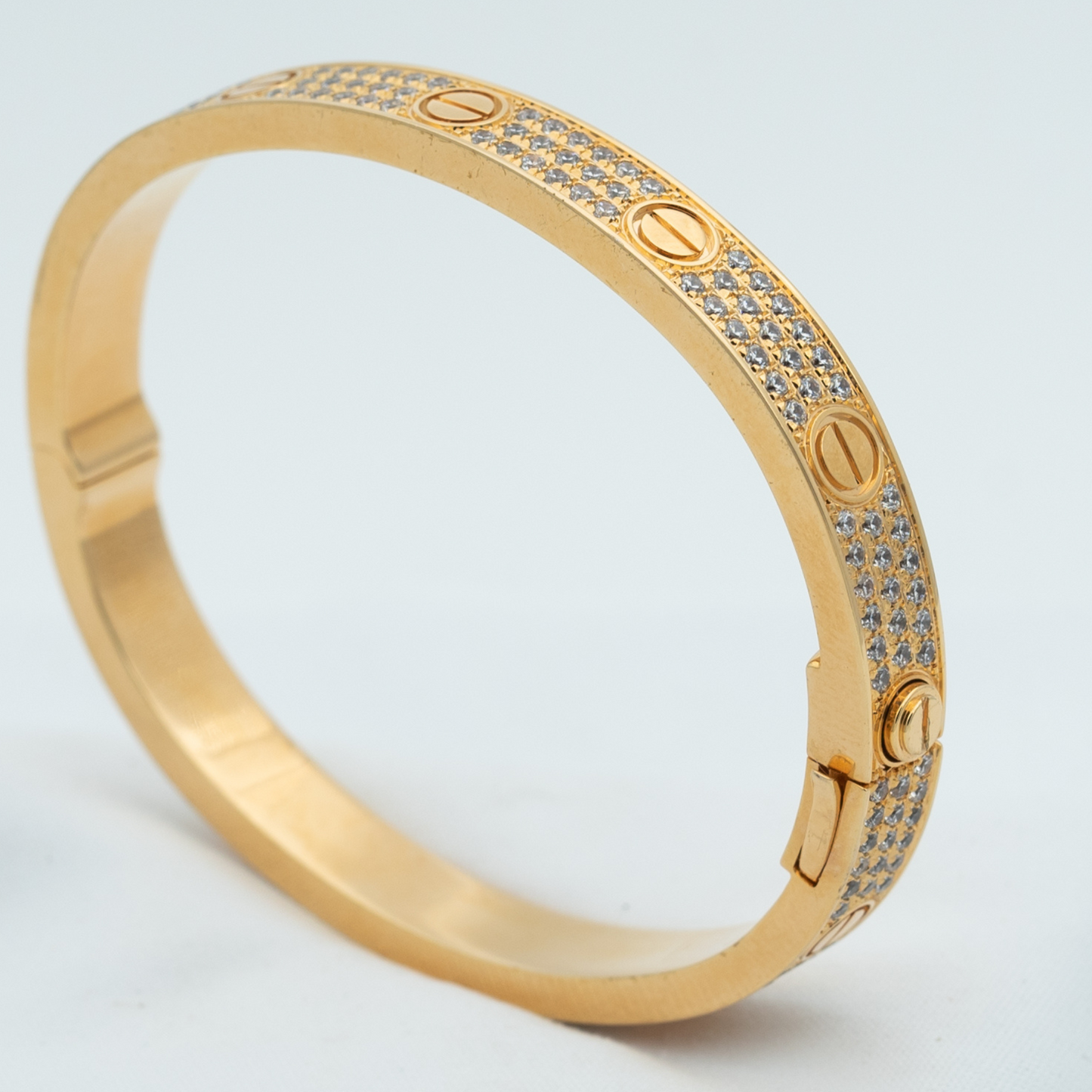 [vivabelle]LOVE BRACELET 6.1MM DIAMOND-PAVED