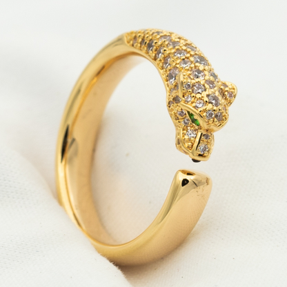 [vivabelle]PANTHERE RING DIAMOND 7.3MM