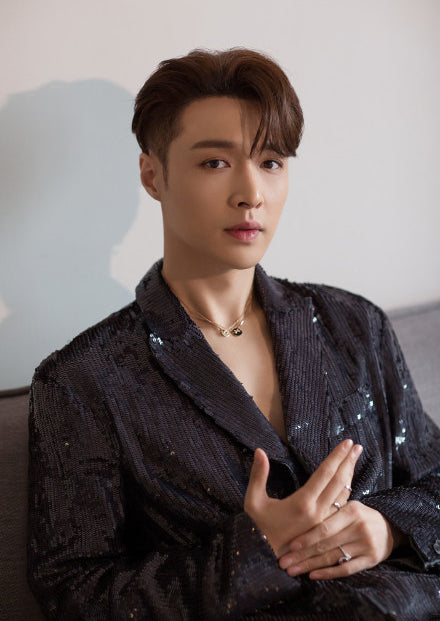 [vivabelle]JEUX DE PINK GOLD DIAMOND NECKLACE