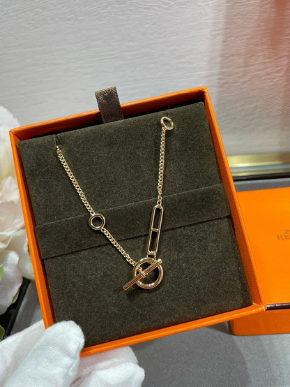 [vivabelle]HM STERLING CHAINE D'ANCRE HEART